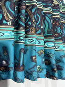 Vestido Maxi Sem Mangas Vintage Ocidental