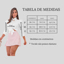 Camisa Cropped Feminina social Manga longa